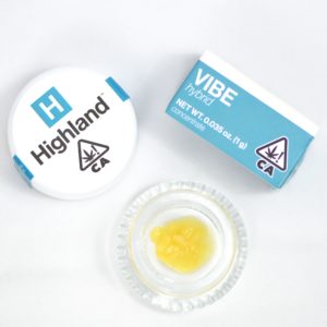 Meet Highland Oil Company Vibe Hybrid Cannabis Concentrate Product Packaging